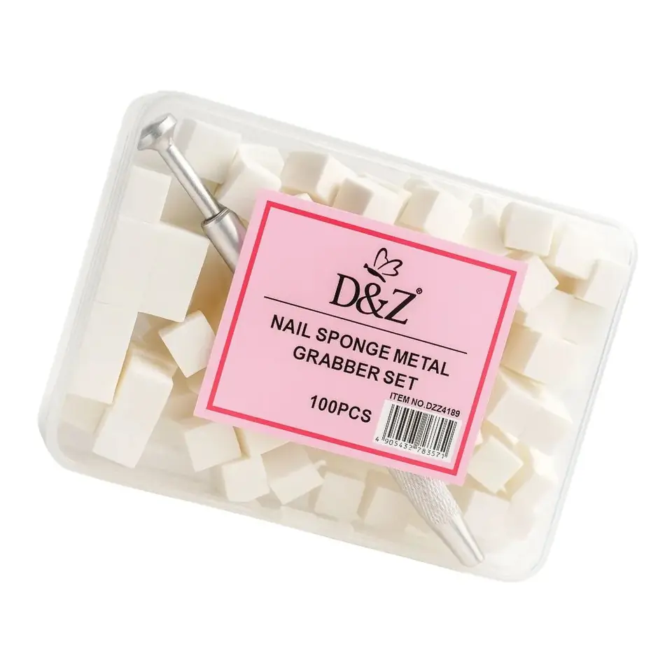KIT ESPONJA PARA DIFUMINAR CON PINZA - 100 und - D&amp;Z