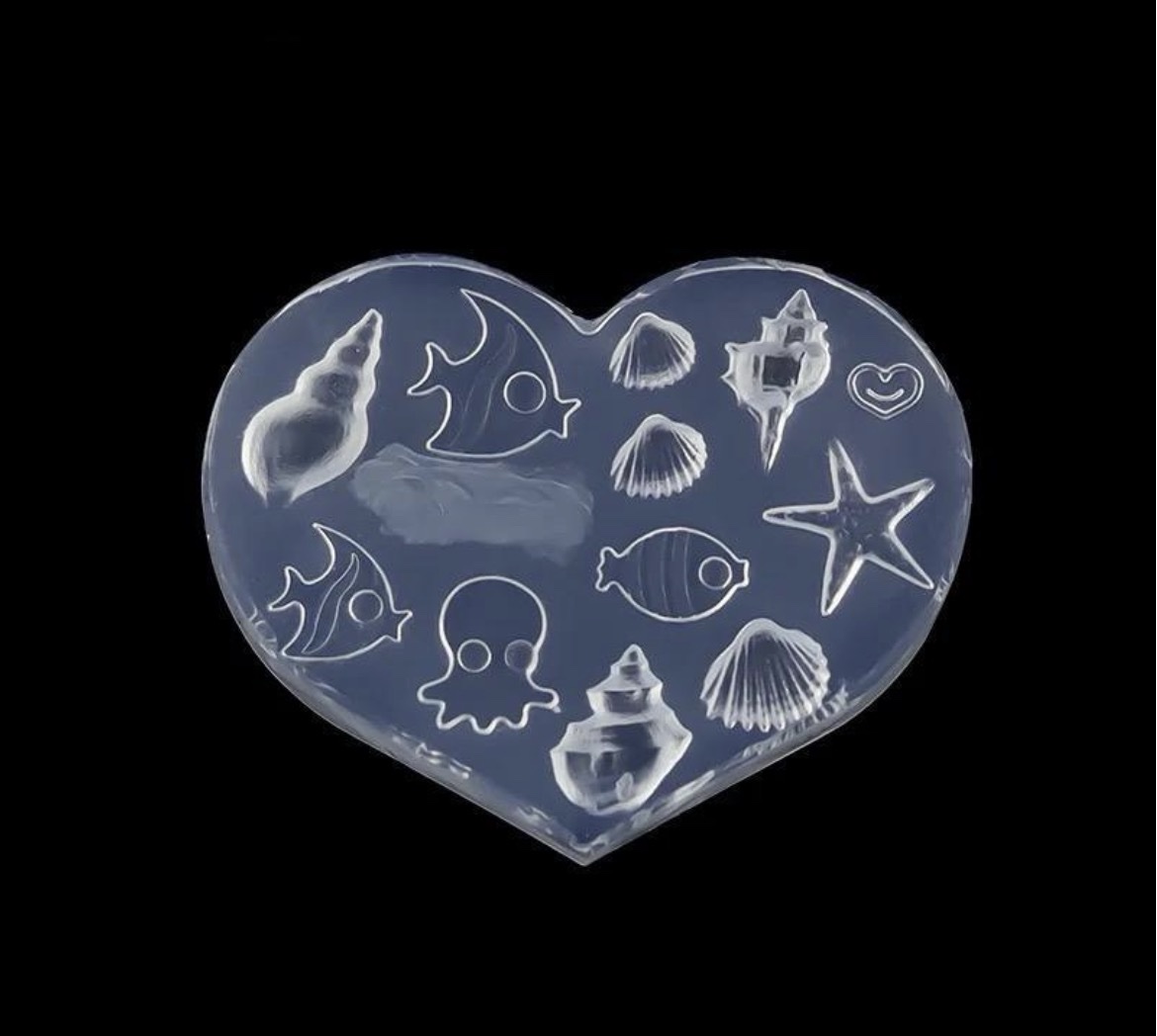 MOLDE DE SILICONA 3D - MAR 🌊