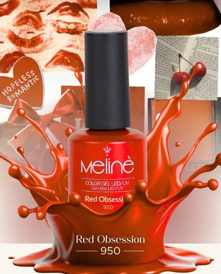 Esmalte semipermanente Red Obsession  950 (Colección Eternal Flame) – Meliné