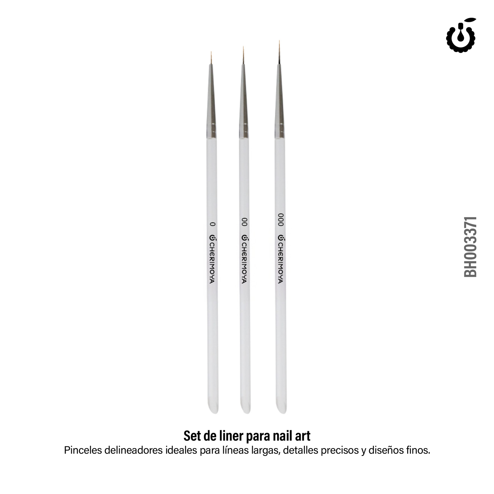 KIT PINCELES LINER X3 - CHERIMOYA