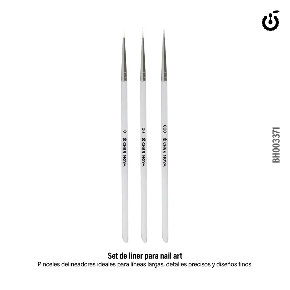 KIT PINCELES LINER X3 - CHERIMOYA