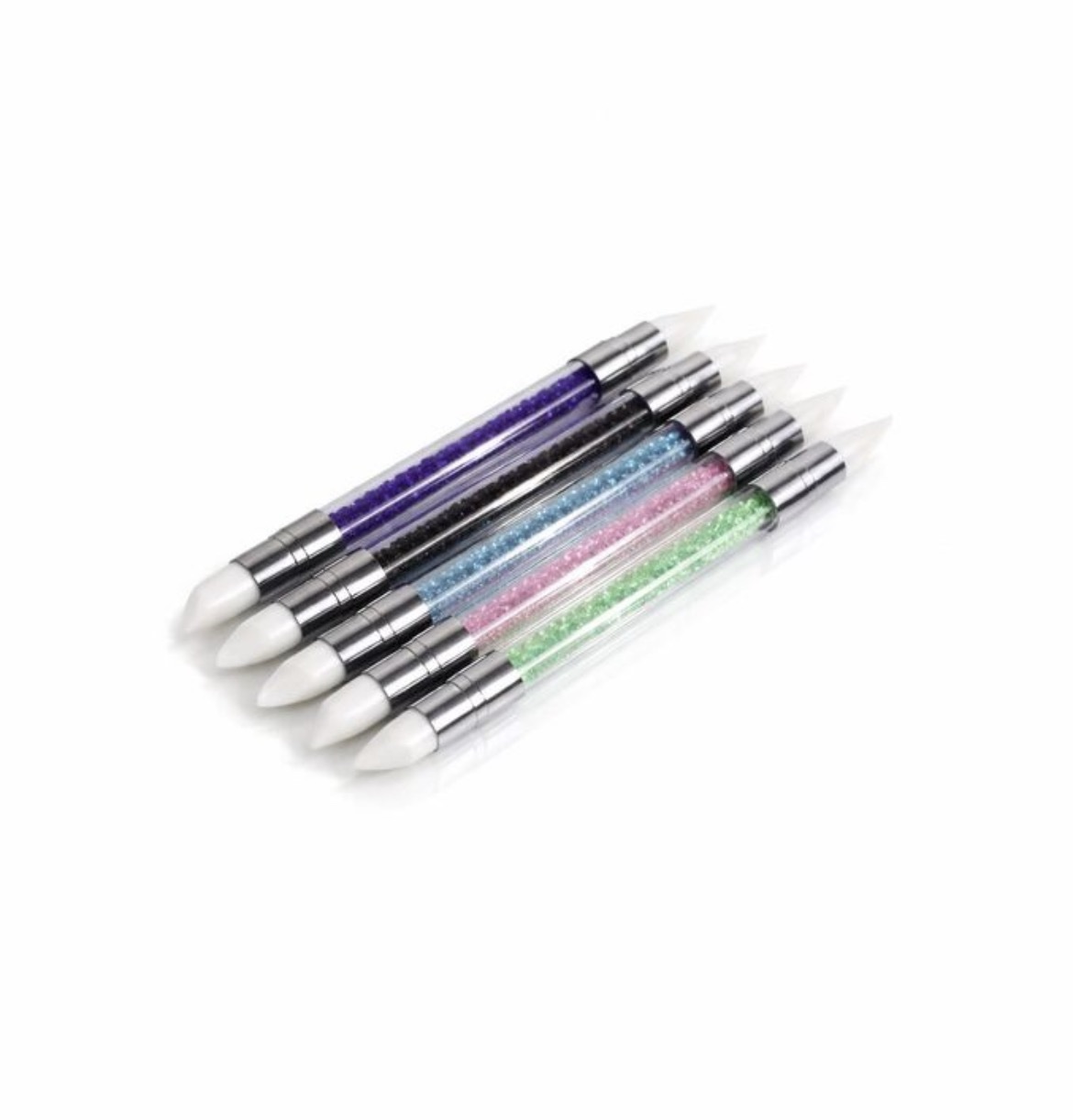 KIT PINCELES DE SILICONA DOBLES x5 - ISSI SUPPLIES