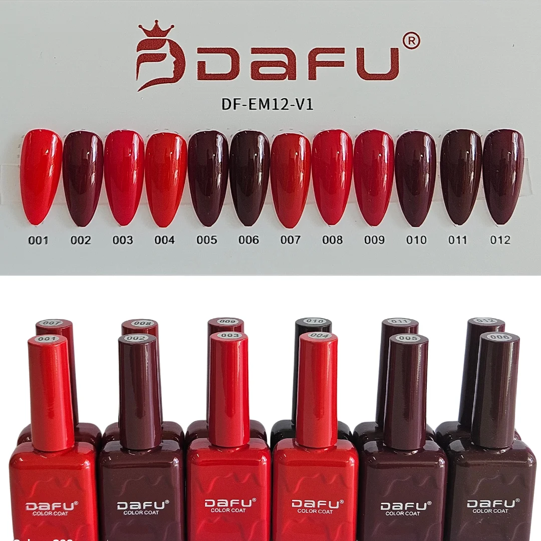 Esmalte Semipermanente - Tonos Rojo DAFU 10ml