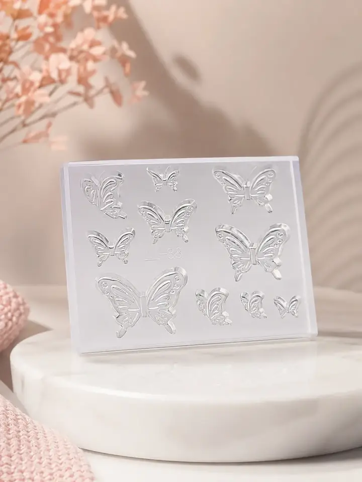 MOLDE FORMA MARIPOSA PARA DISEÑOS 3D
