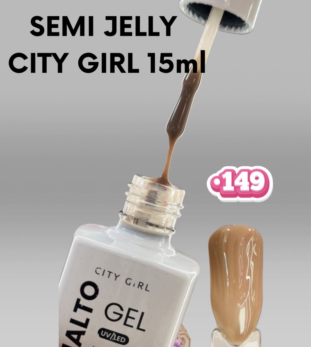 ESMALTE SEMI PERMANENTE JELLY CITY GIRL #149
