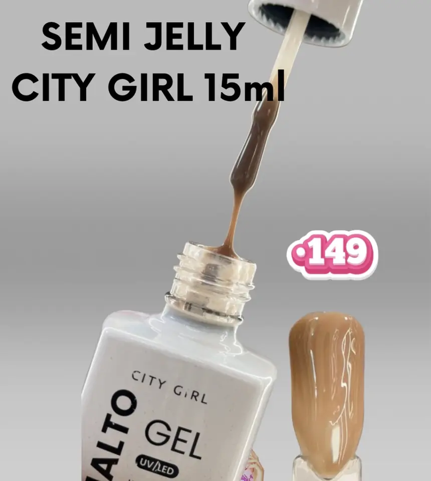 ESMALTE SEMI PERMANENTE JELLY CITY GIRL #149