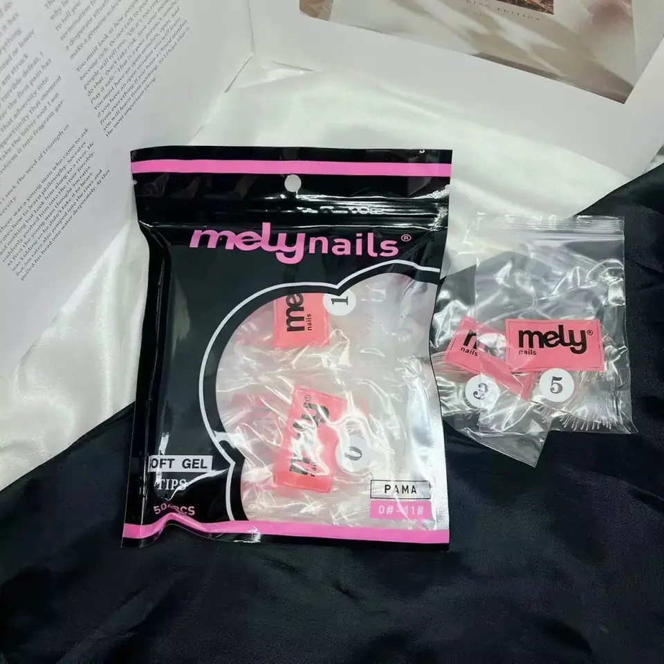 MELY TIPS SOFT GEL - ALMENDRA EN BOLSA 504PCS