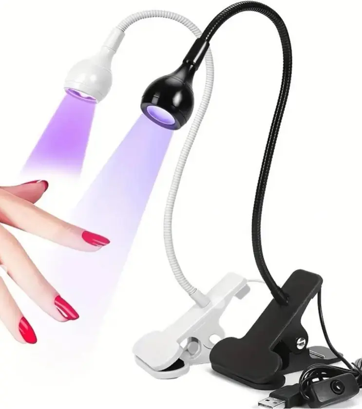 LÁMPARA PARA SOFT GEL CON CABLE USB - ISSI SUPPLIES PLATEADO