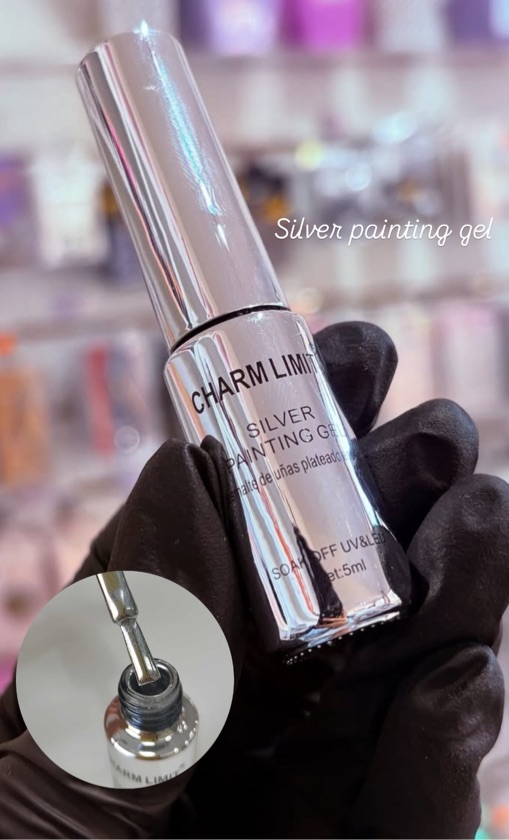 Silver painting gel