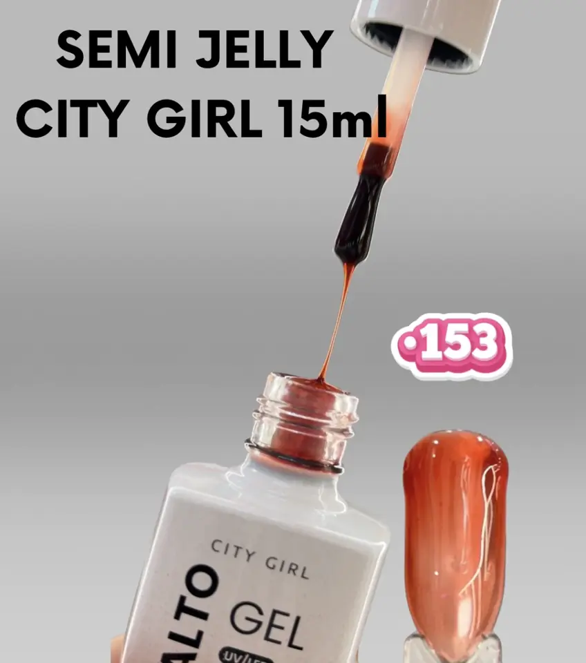 ESMALTE SEMI PERMANENTE JELLY CITY GIRL #153