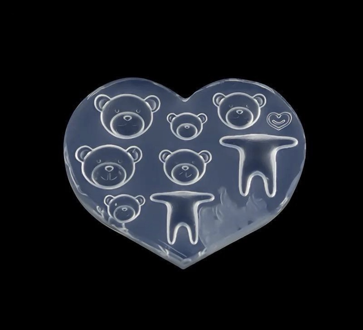 MOLDE DE SILICONA 3D - OSO 🐻