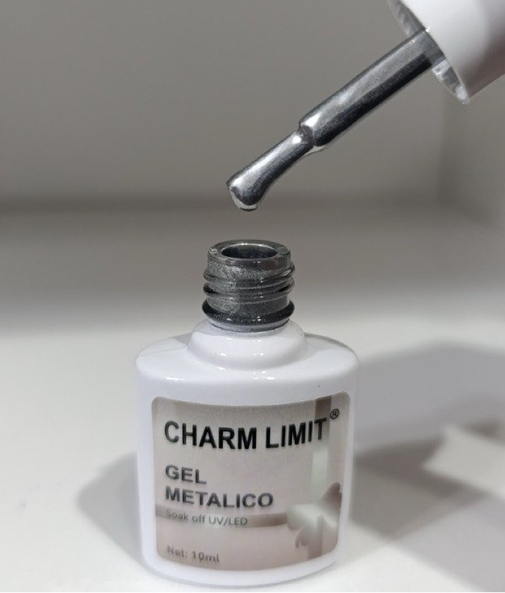 GEL METÁLICO - CHARM LIMIT PLATEADO
