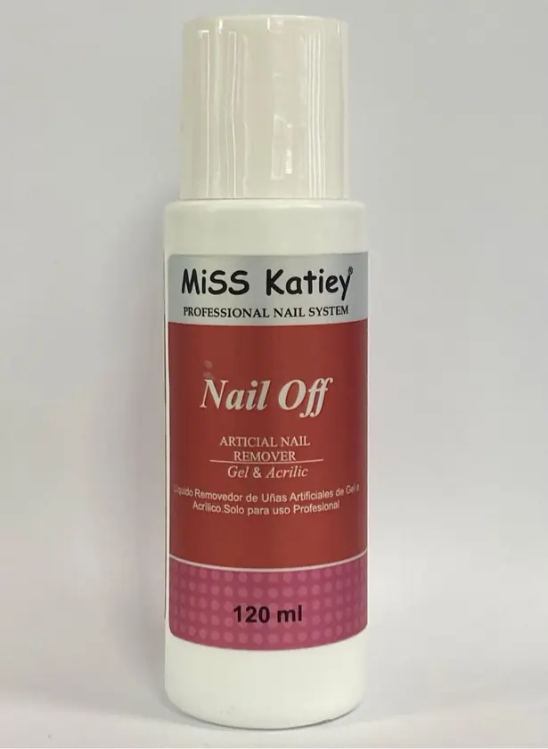 REMOVEDOR DE ACRÍLICO Y GEL - MISS KATIEY 120ML