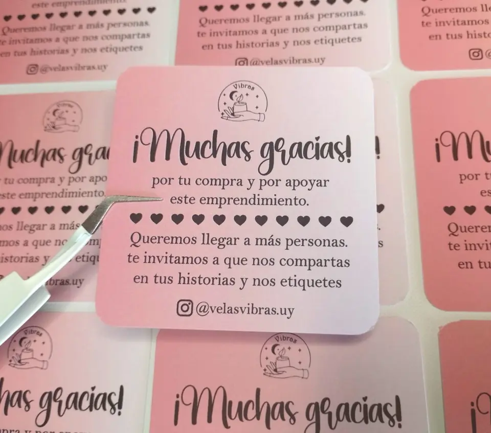 Tarjetas Agradecimiento