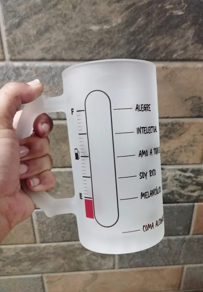 Jarra Vidrio Esmerilado Personalizadas