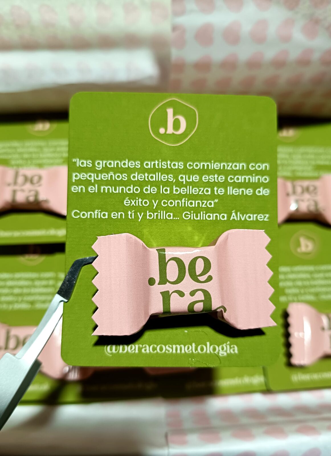 Tarjeta+Caramelo Personalizados