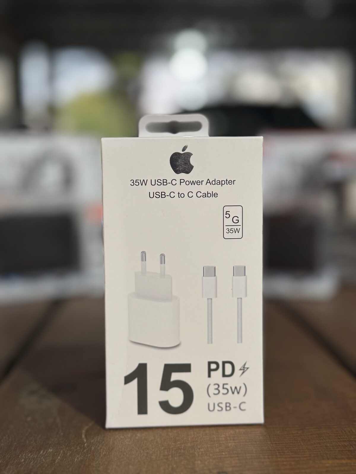 ⚡ Ficha Adaptador USB-C 35W PD + Cable USB-C