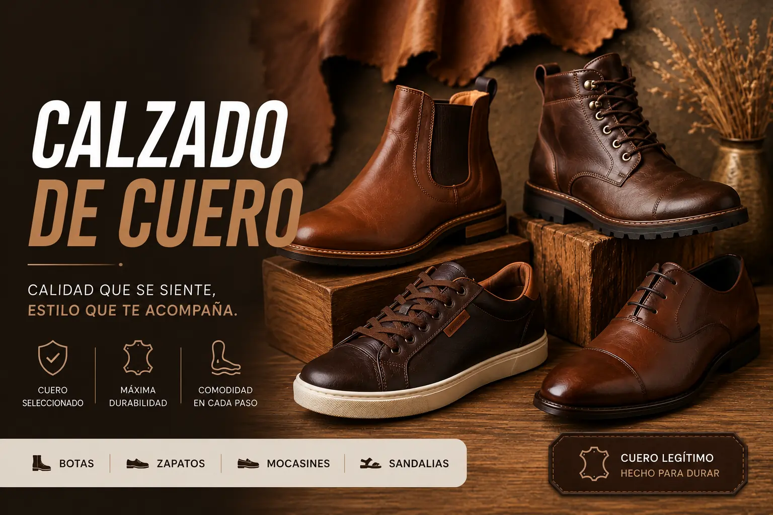 CALZADO DE CUERO