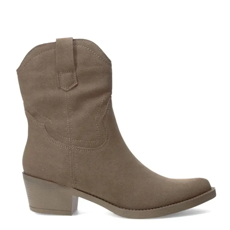 Bota Miss Carol ARET texana corta (beige)