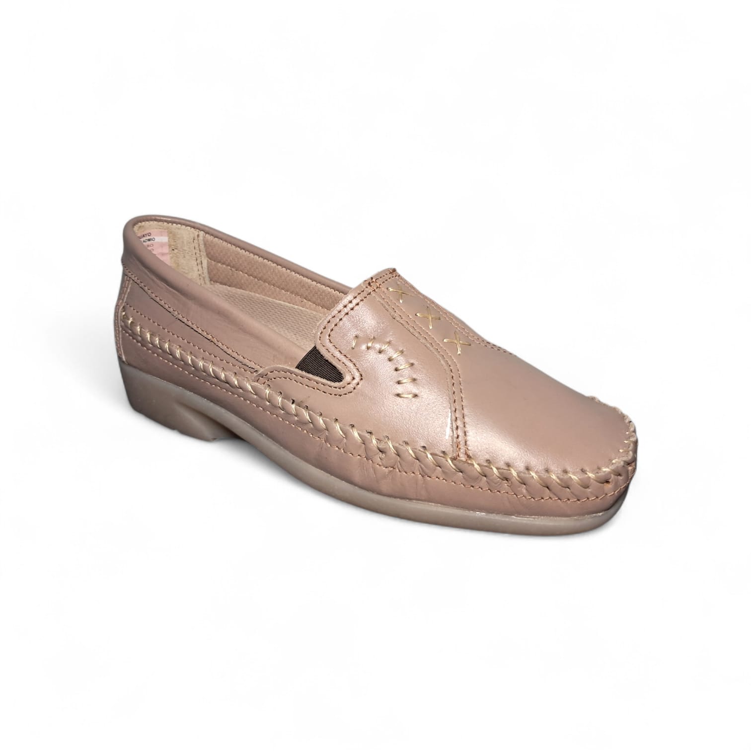 LIDERSTAR M & P MOCASIN DE DAMA CUERO M26