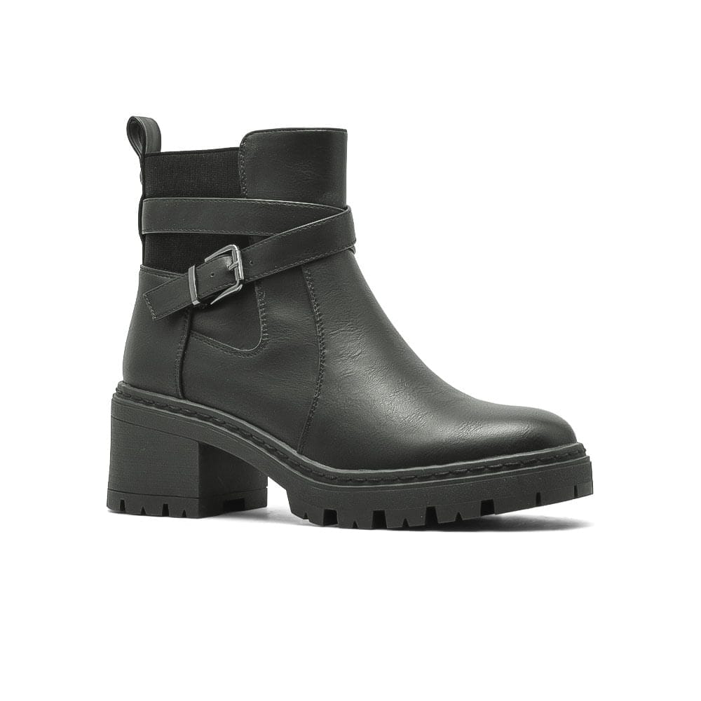 BOTA TACO BAJO KORIUM AMELIE BLACK