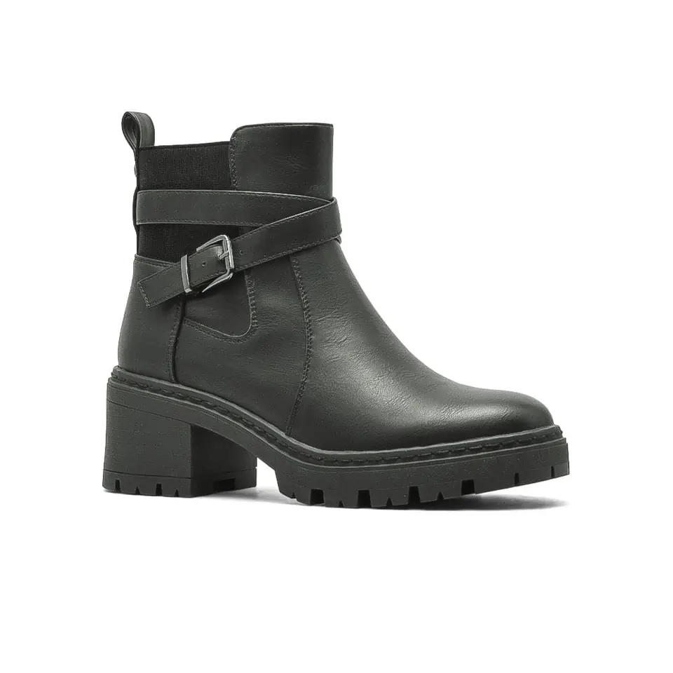 BOTA TACO BAJO KORIUM AMELIE BLACK