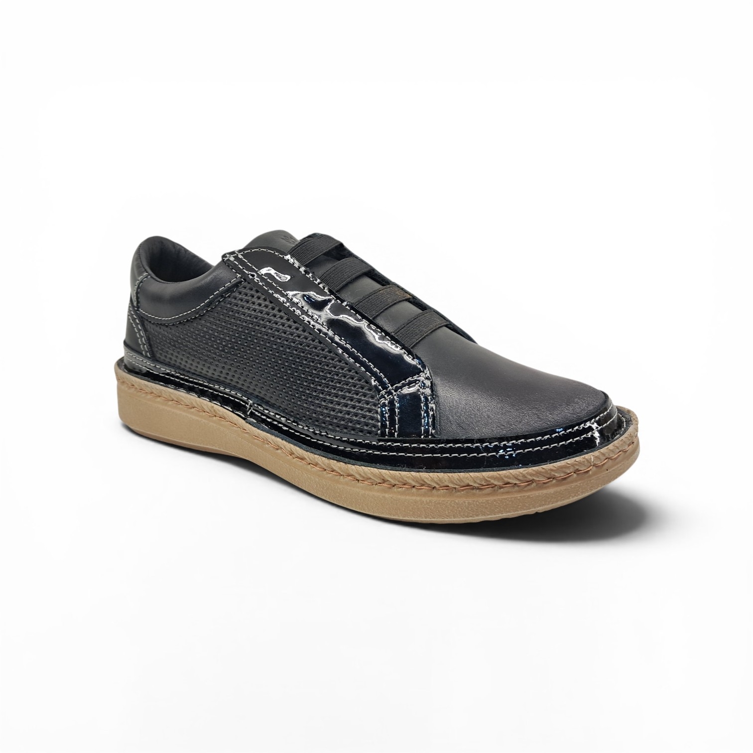 CALZADO CASUAL LOMBARDINO YUTE NEGRO