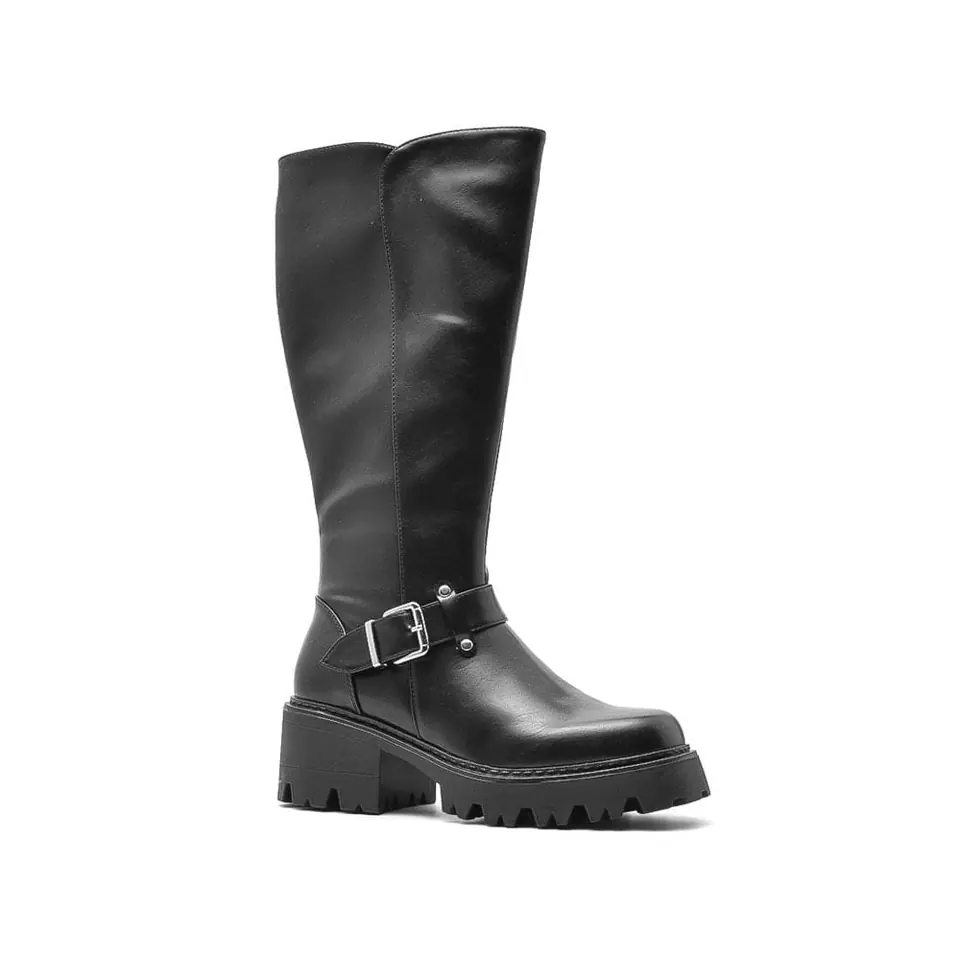 Bota Korium Fiala caña alta con hebilla