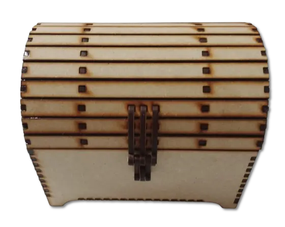 Baul mdf 3mm / 14x10x12cm