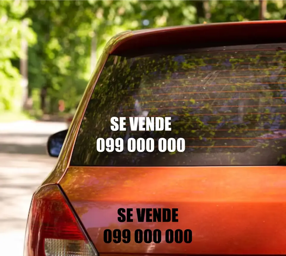 Sticker SE VENDE (precio x 2uds.)