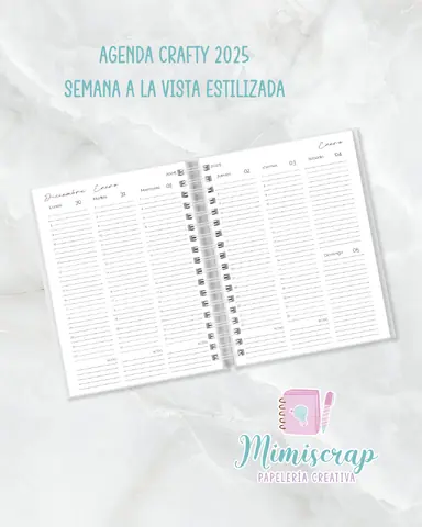 AGENDA SEMANA A LA VISA - GRAFTY ESTILIZADA