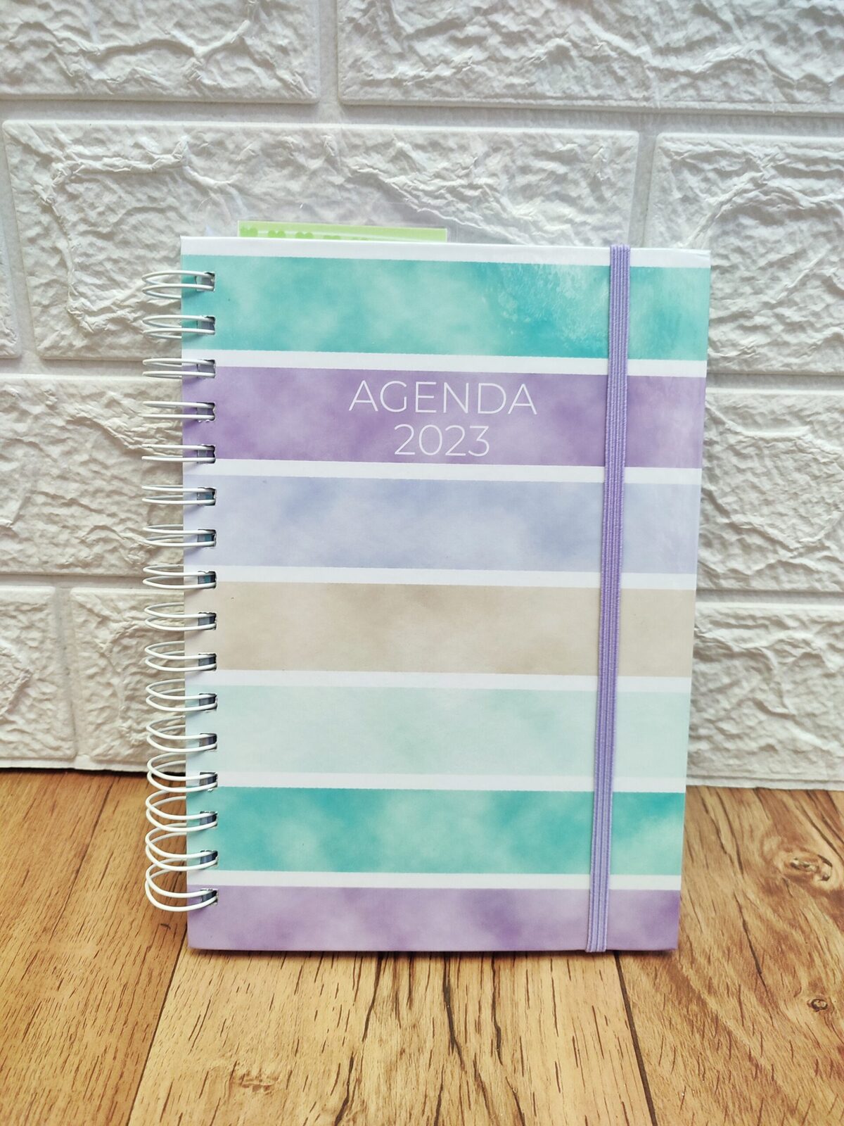 Agenda 2023 PASTEL Semana a la vista horizontal