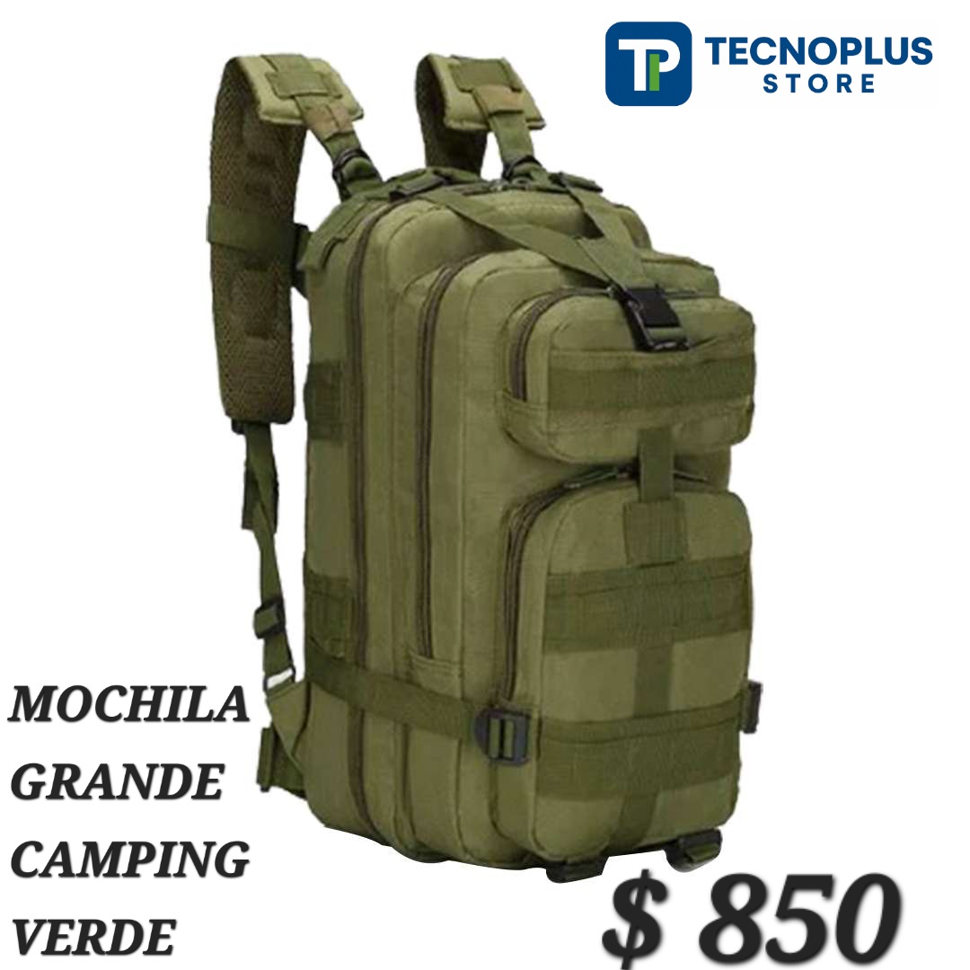 MOCHILA  CAMPING VERDE