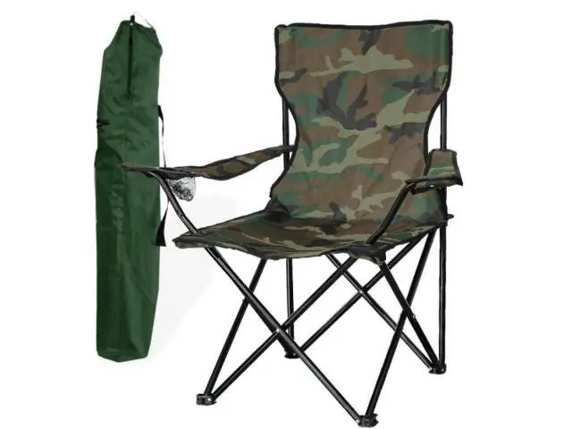 Silla plegable camuflada