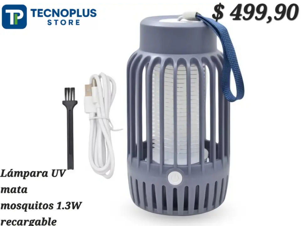 Lámpara UV mata mosquitos 1.3W recargable