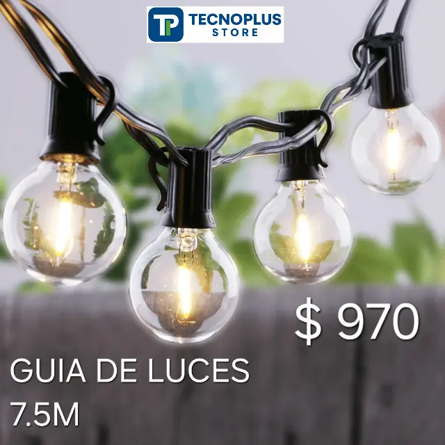 Guia de Luces interior, exterior 7,5 m