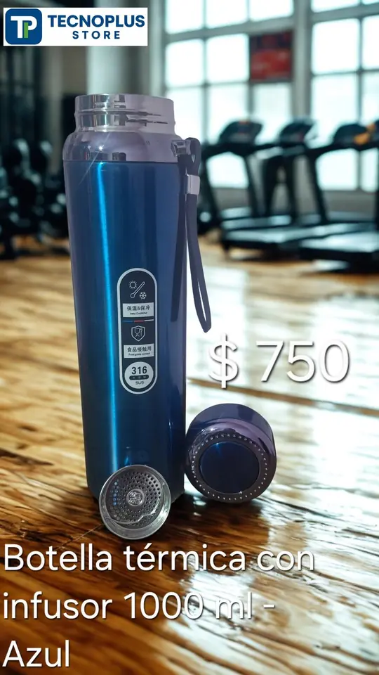 Botella térmica con infusor 1000 ml