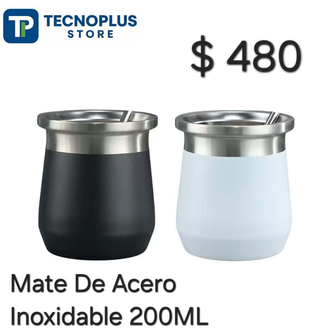 Mate De Acero Inoxidable 200ML