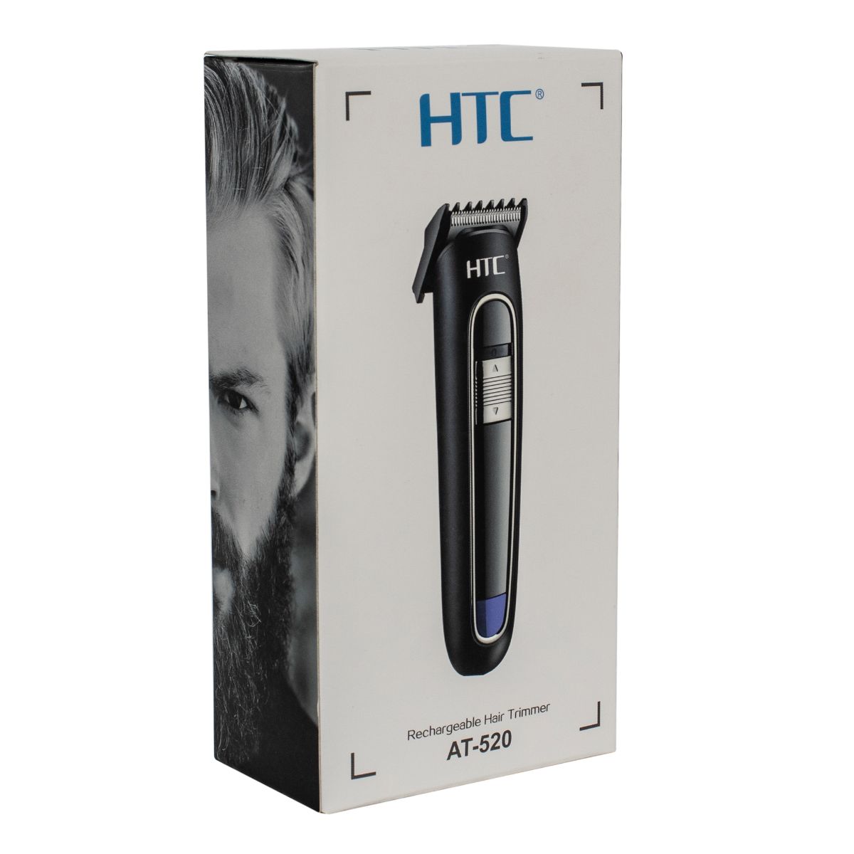 AFEITADORA RECARGABLE HTC AT-520 AJUSTABLE NEGRO