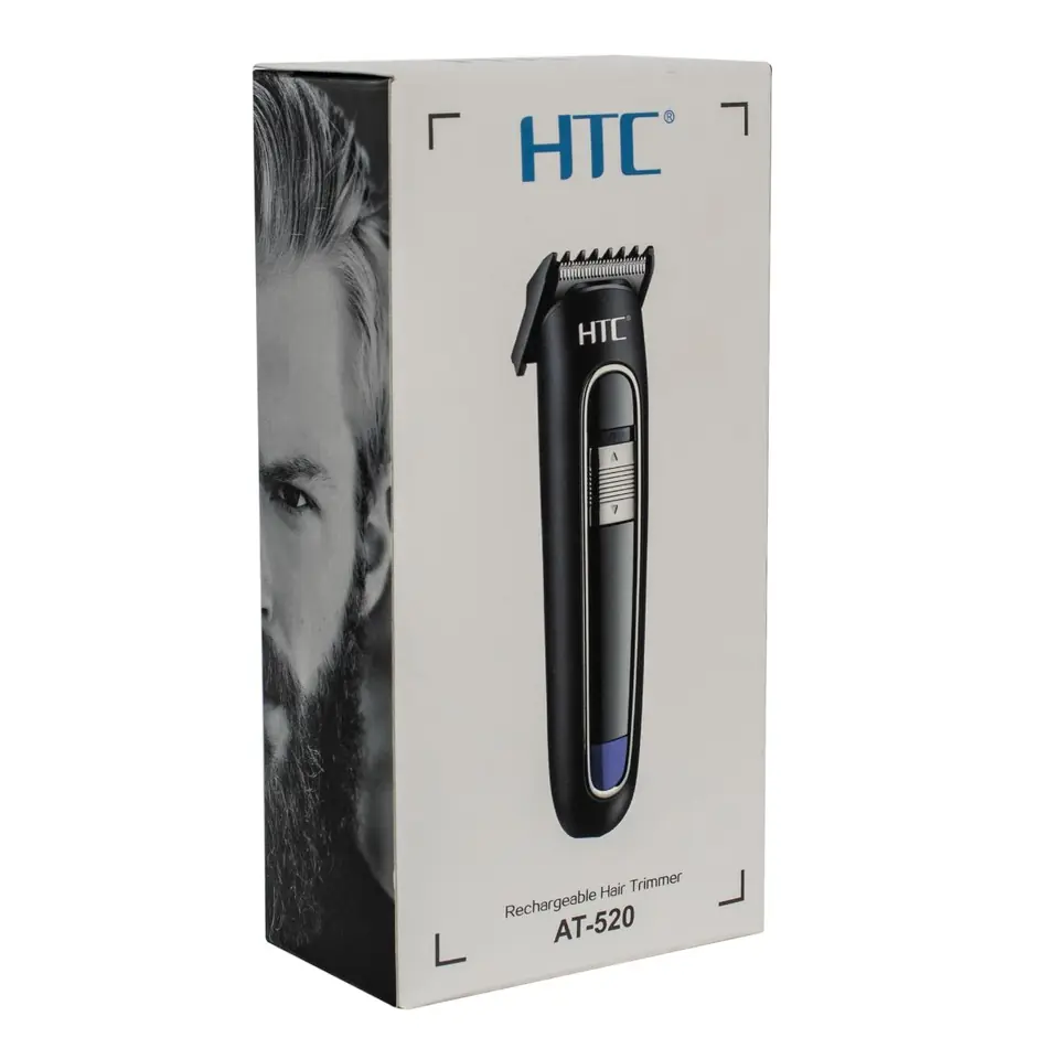 AFEITADORA RECARGABLE HTC AT-520 AJUSTABLE NEGRO