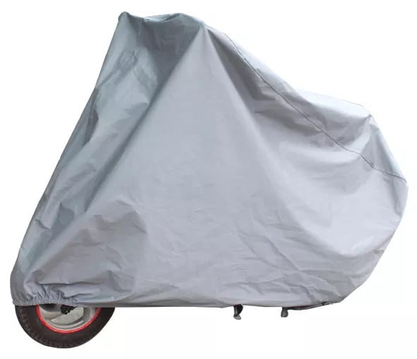 FUNDA PROTECTORA CUBRE MOTO IMPERMEABLE 230 x 130CM GRIS