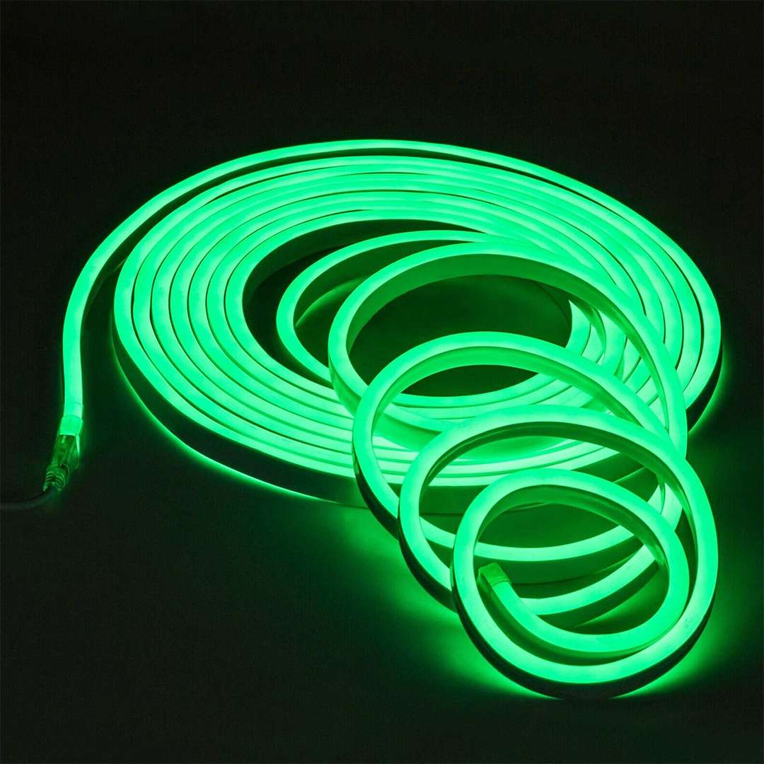 ROLLO LUZ NEON LED 5M 220V VERDE