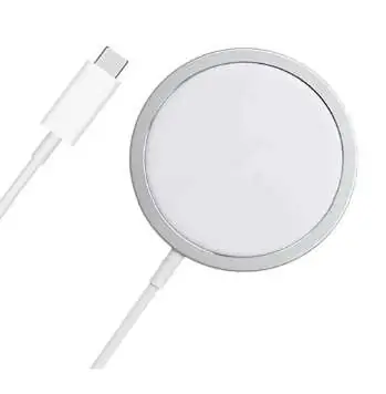 CARGADOR MAGNETICO PARA IPHONE 15W BLANCO