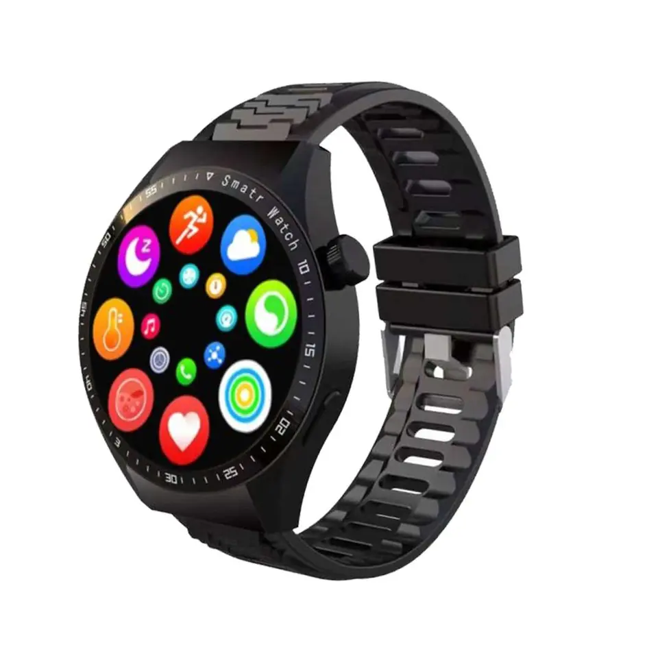 RELOJ PULSERA SMARTWATCH DEPORTIVO NEGRO
