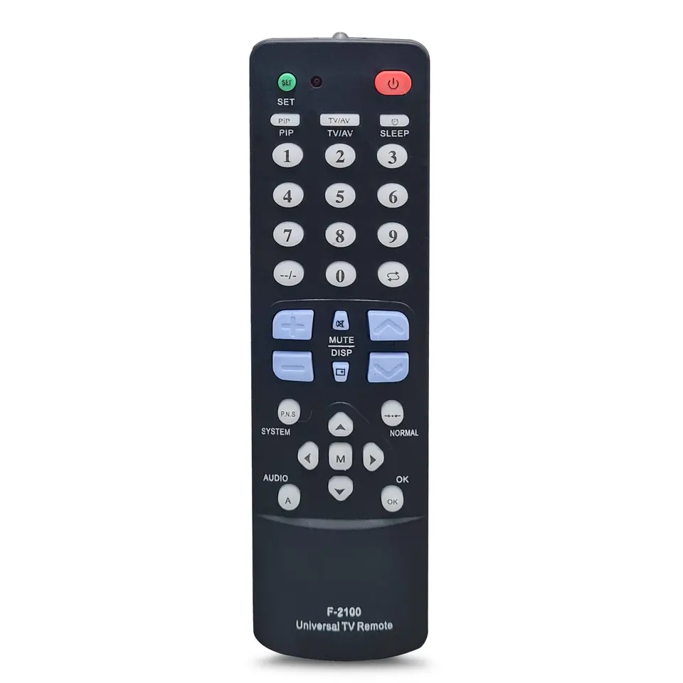 CONTROL REMOTO TV UNIVERSAL F-2100 NEGRO