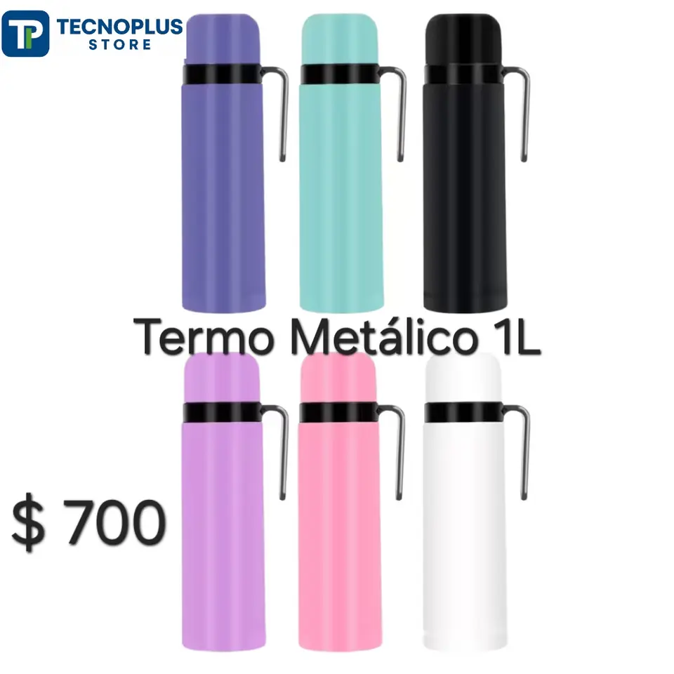 Termo Metálico 1L varios colores