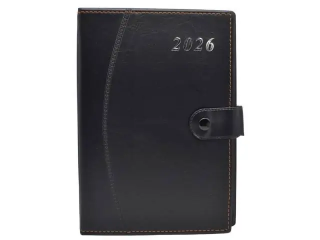 Agenda 2026 símil cuero
