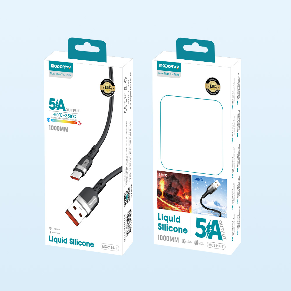 CABLE DE DATOS TIPO C 5A IGNIFUGO MODORWY MC2114T