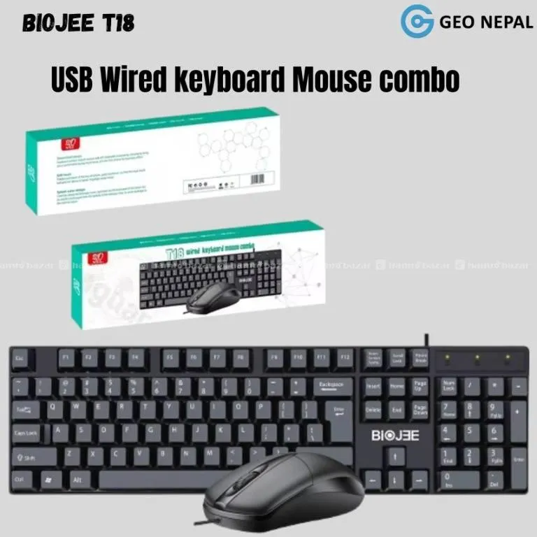 TECLADO Y MOUSE COMBO T18