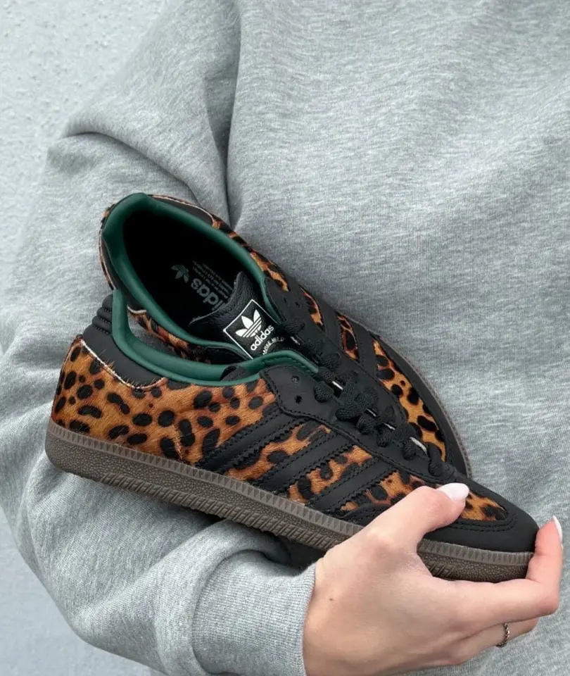 Samba OG - Black Green Leopard